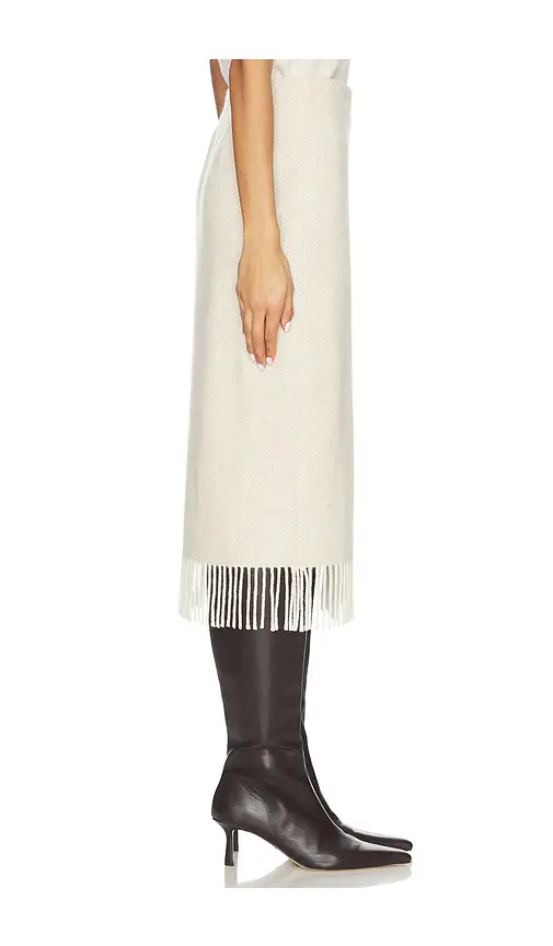 Polo Ralph Lauren Fringe Herringbone Wrap Skirt | Thumbnail 2 Polo Ralph Lauren Fringe Herringbone Wrap Skirt | Thumbnail 2