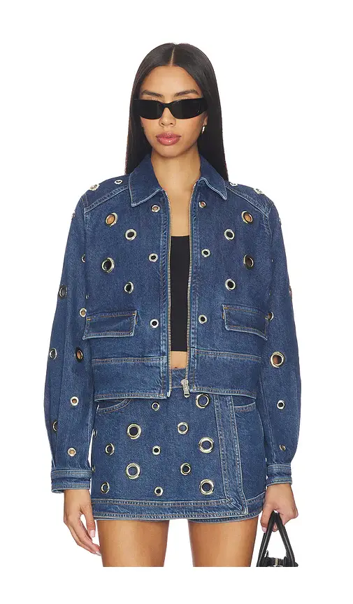 Cinq à Sept Denim Harriet Jacket | Image 1 Cinq à Sept Denim Harriet Jacket | Image 1
