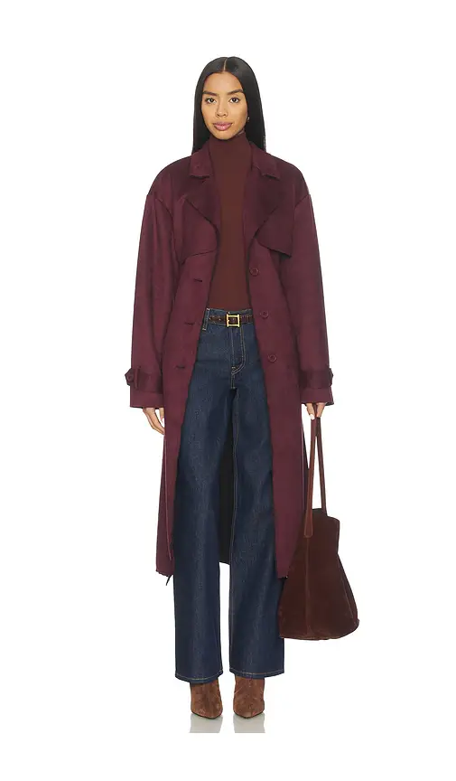 ALL THE WAYS Moxie Faux Suede Coat | Image 1 ALL THE WAYS Moxie Faux Suede Coat | Image 1