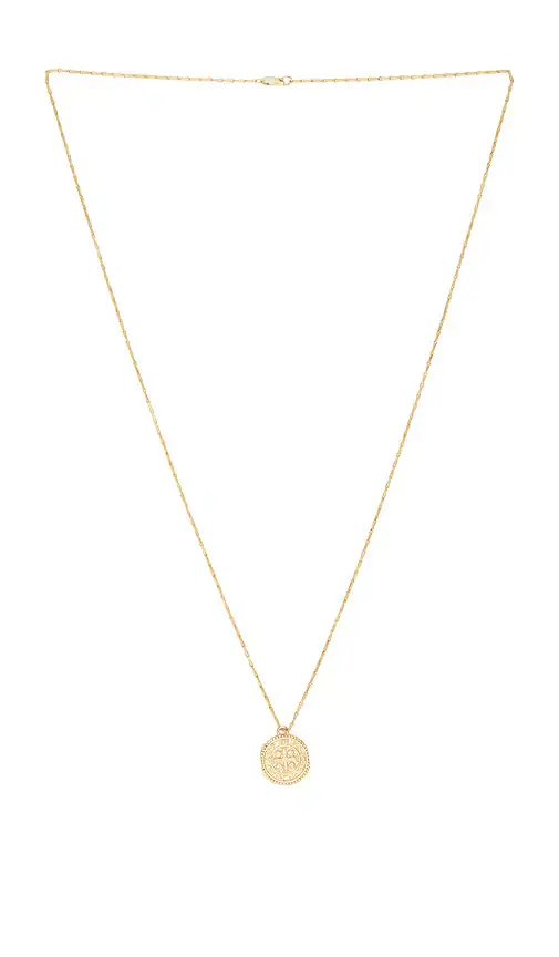 Shashi Medallion Chain Necklace