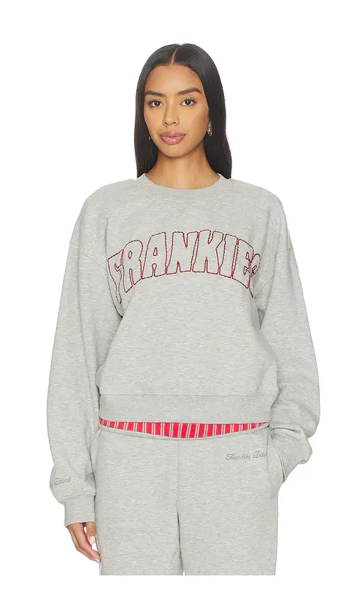 Frankies Bikinis Travel Day Crewneck Pullover