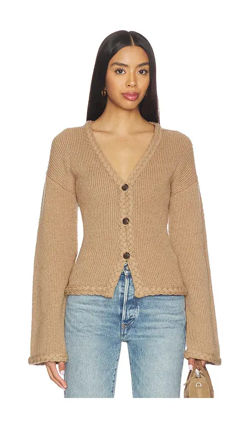 Tularosa Della Braided Detail Cardigan