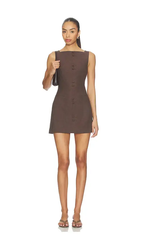 Tularosa Ginelle Linen Mini Dress | Image 1 Tularosa Ginelle Linen Mini Dress | Image 1