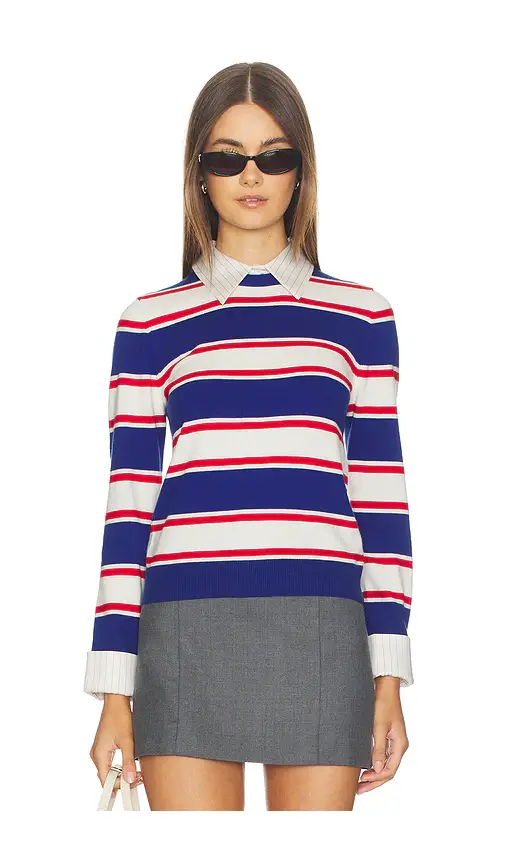 Alice + Olivia Alice + Olivia Porla Collared Sweater | Thumbnail 2 Alice + Olivia Alice + Olivia Porla Collared Sweater | Thumbnail 2