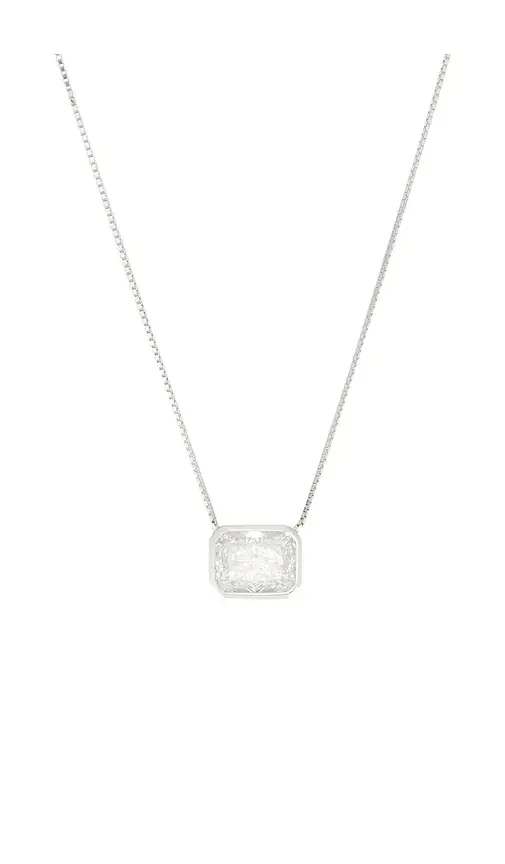 Shashi Emerald Baguette Necklace | Thumbnail 2