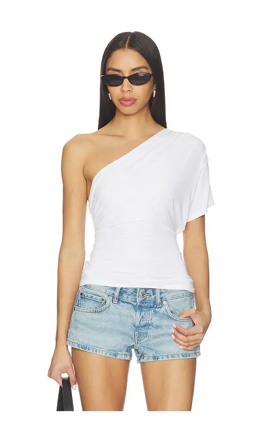 EB Denim Linnea One Shoulder Top | Image 1 EB Denim Linnea One Shoulder Top | Image 1