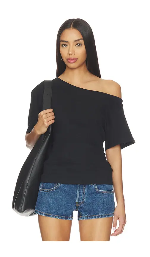 EB Denim Elena Off The Shoulder Tee | Image 1 EB Denim Elena Off The Shoulder Tee | Image 1