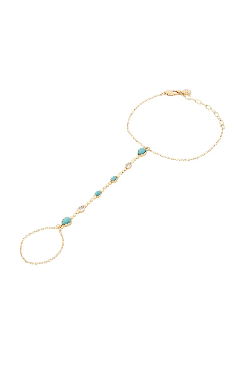 Ettika Dripping Crystal Hand Chain