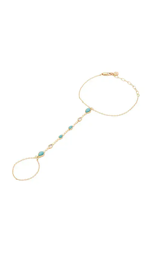 Ettika Dripping Crystal Hand Chain | Image 1 Ettika Dripping Crystal Hand Chain | Image 1