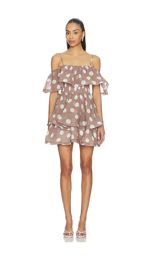 Elliatt Sola Polka Dot Mini Dress | Thumbnail 2