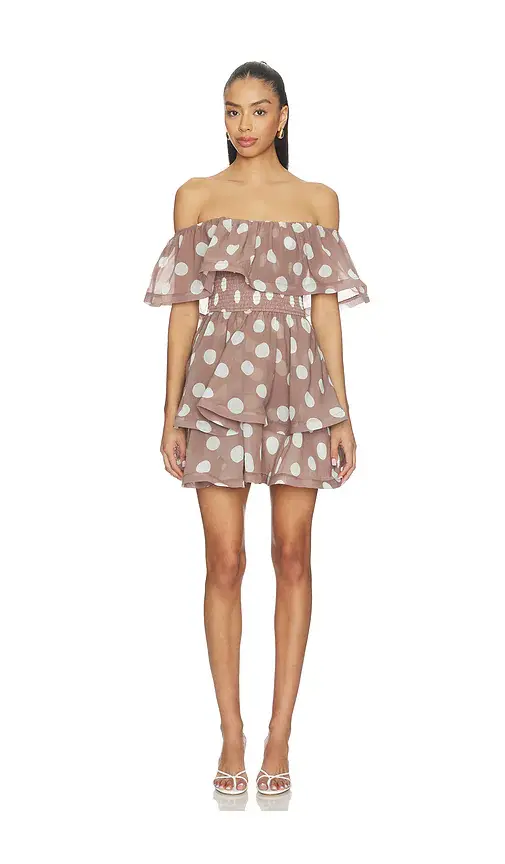 Elliatt Sola Polka Dot Mini Dress | Image 1 Elliatt Sola Polka Dot Mini Dress | Image 1