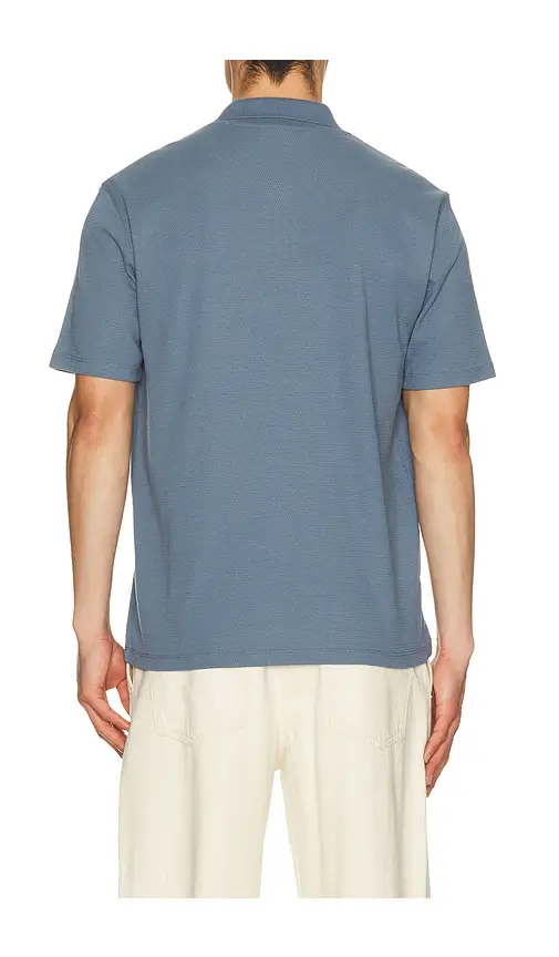 Vince Short Sleeve Johnny Collar | Thumbnail 2