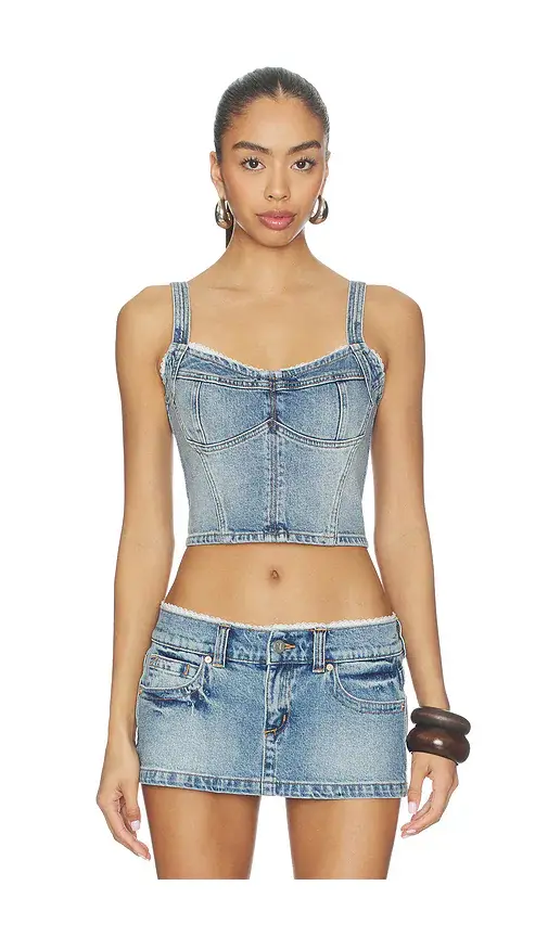 Abrand Saloon Bodice Top | Image 1 Abrand Saloon Bodice Top | Image 1
