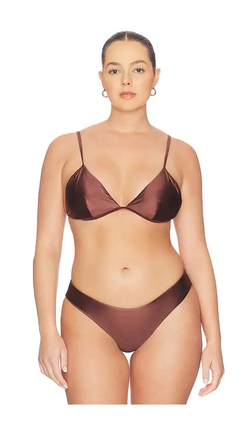 GOOD AMERICAN Satin Perfect Fit Top | Thumbnail 2 GOOD AMERICAN Satin Perfect Fit Top | Thumbnail 2