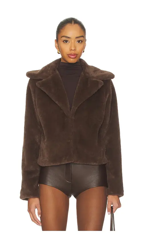MORE TO COME Payton Faux Fur Jacket | Thumbnail 2
