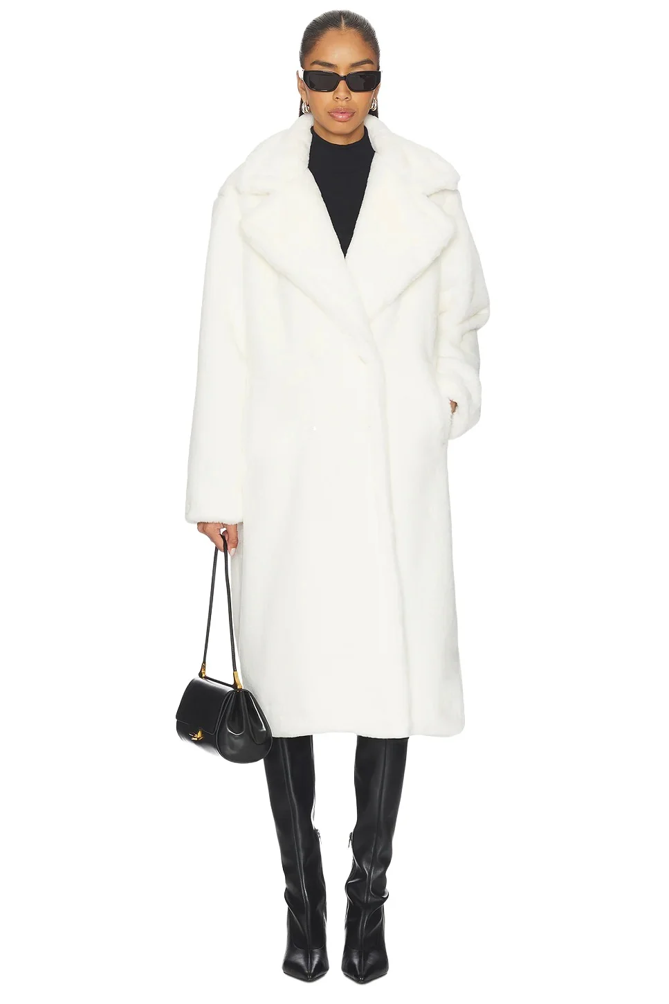 MORE TO COME Calliope Faux Fur Coat