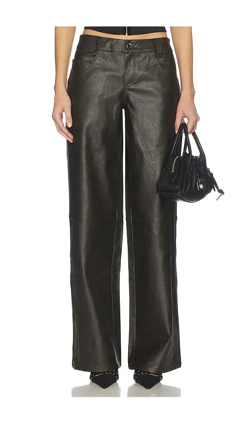 superdown Ana Faux Leather Pant | Image 1 superdown Ana Faux Leather Pant | Image 1