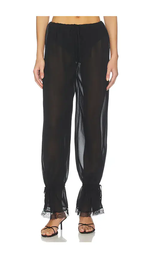 superdown Nara Sheer Balloon Pant | Image 1 superdown Nara Sheer Balloon Pant | Image 1