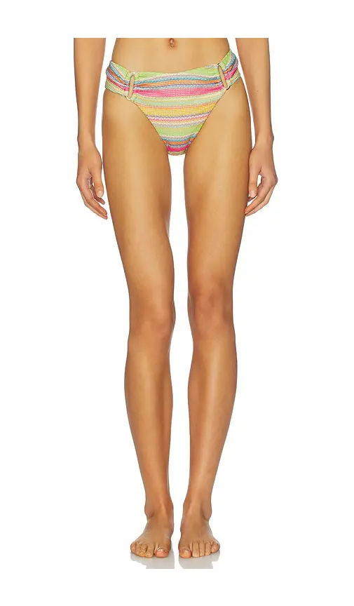 PQ Detail Fanned Bikini Bottom