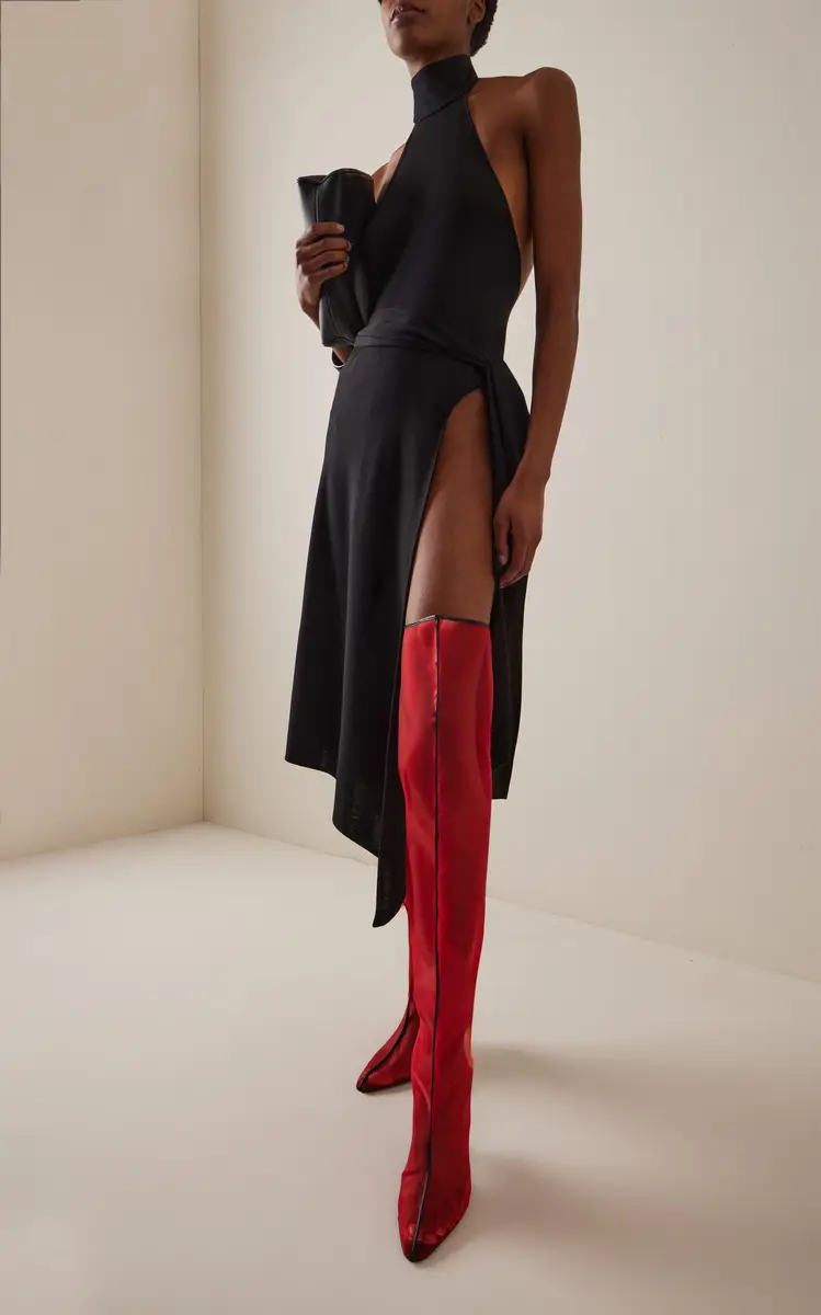 Herbert Levine Drawing A Blank Mesh Over-the-Knee Boots | Thumbnail 2 Herbert Levine Drawing A Blank Mesh Over-the-Knee Boots | Thumbnail 2