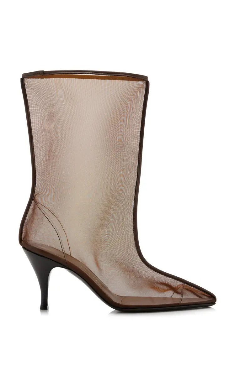 Herbert Levine Drawing A Blank Mesh Ankle Boots | Thumbnail 6
