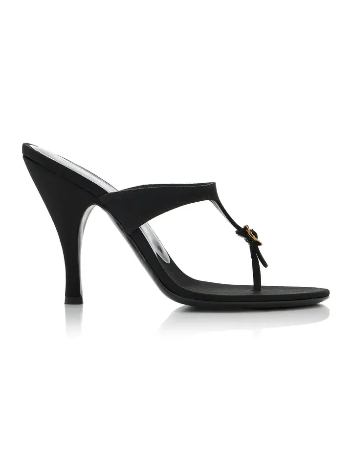 Kiss and Tell Satin Sandals Kiss and Tell Satin Sandals