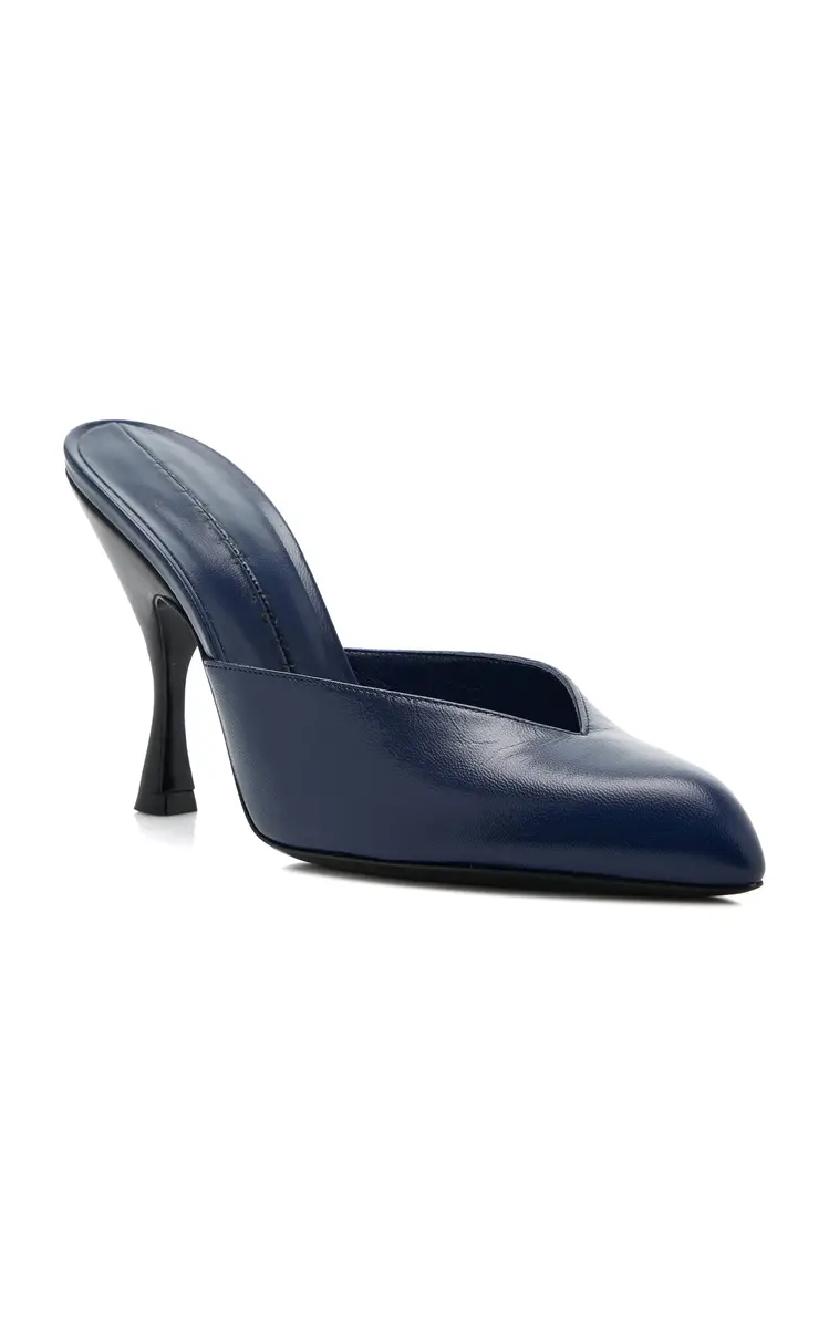 Herbert Levine Sitting Pretty Leather Mules | Thumbnail 4 Herbert Levine Sitting Pretty Leather Mules | Thumbnail 4