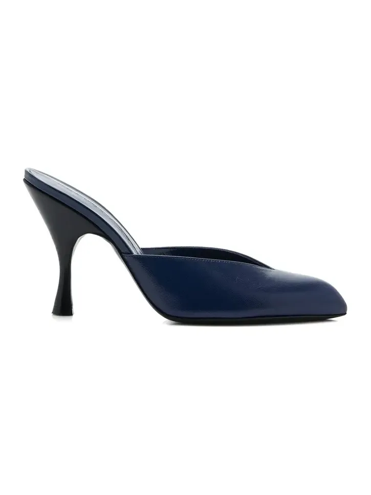 Sitting Pretty Leather Mules