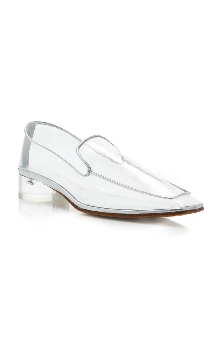 Herbert Levine Clear The Air PVC Loafers | Thumbnail 4 Herbert Levine Clear The Air PVC Loafers | Thumbnail 4