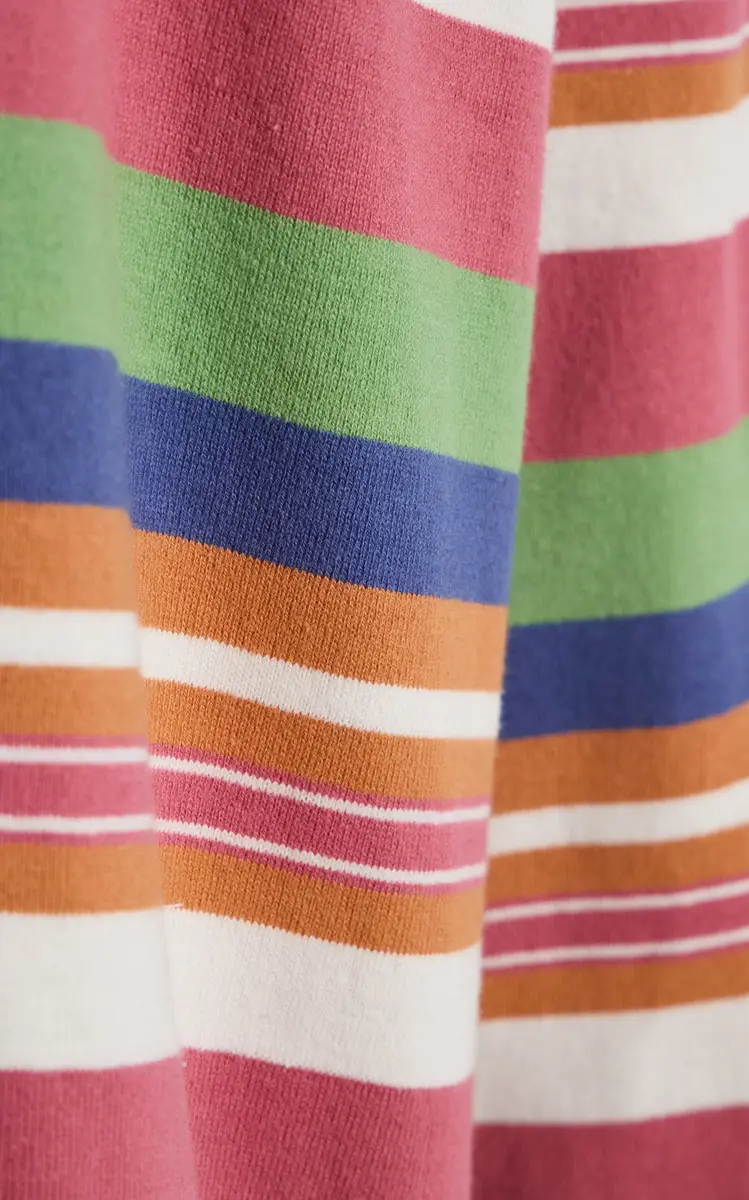 Posse Exclusive Polly Striped Cotton T-Shirt | Thumbnail 5