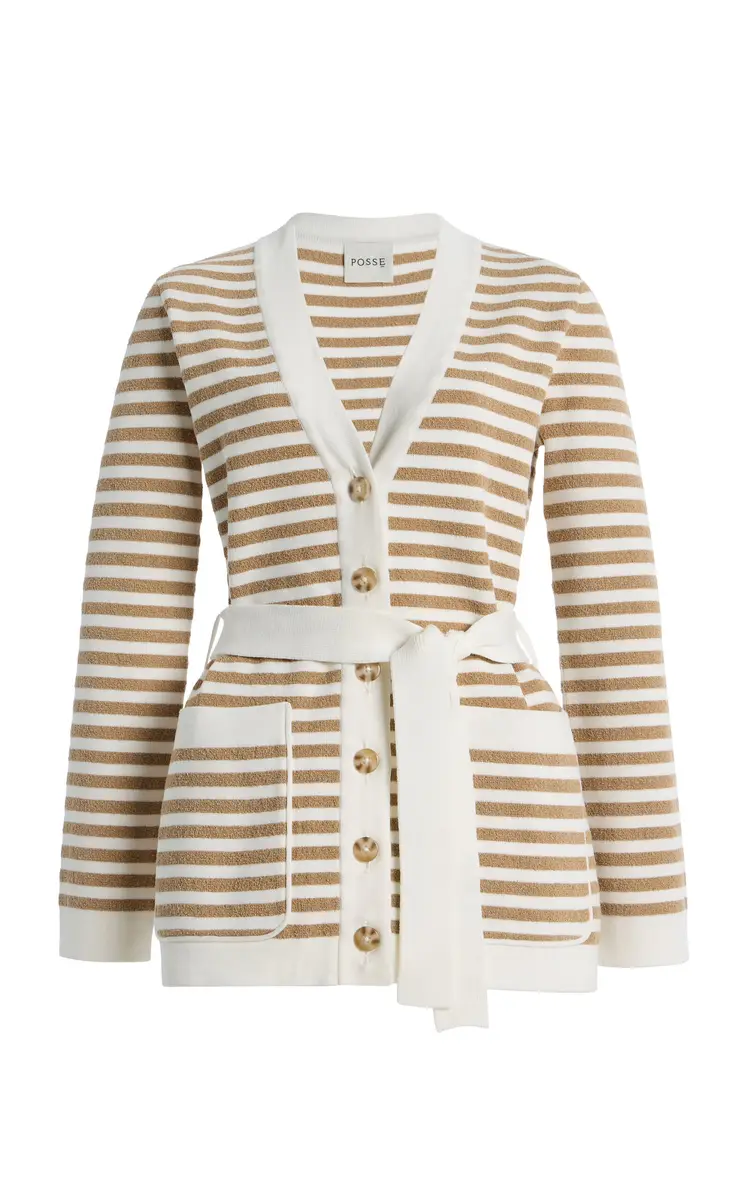 Posse Exclusive Ari Striped Knit Cardigan | Thumbnail 6