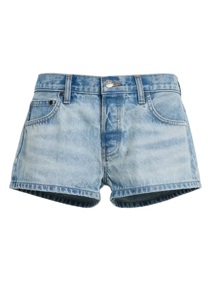 EB Denim Portman Low-Rise Denim Shorts
