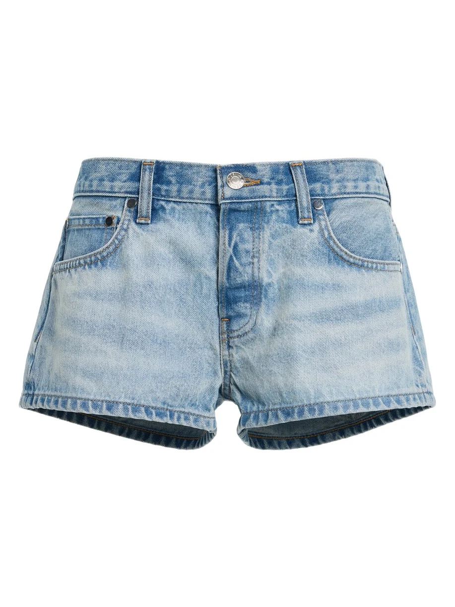 EB Denim Portman Low-Rise Denim Shorts