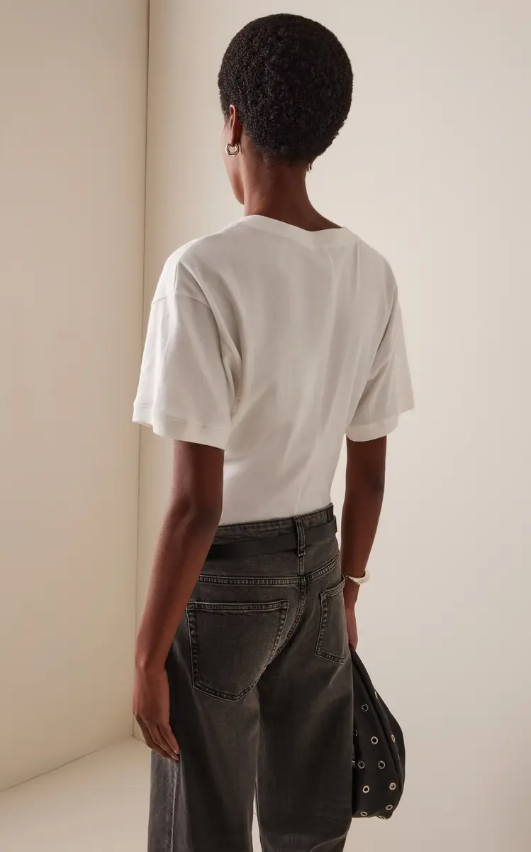 EB Denim Eero V-Neck Cotton T-Shirt | Thumbnail 4