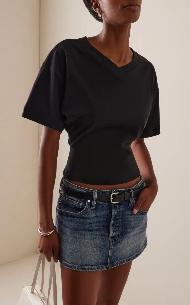 EB Denim Eero V-Neck Cotton T-Shirt | Thumbnail 2