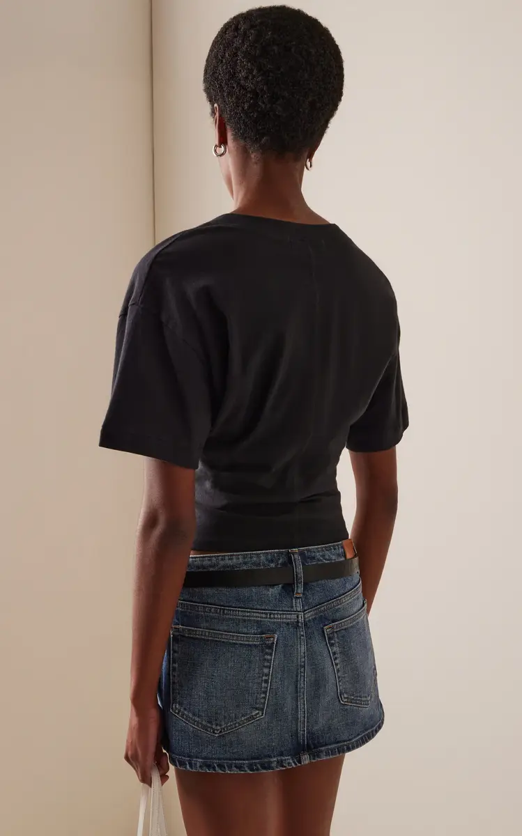 EB Denim Eero V-Neck Cotton T-Shirt | Thumbnail 4