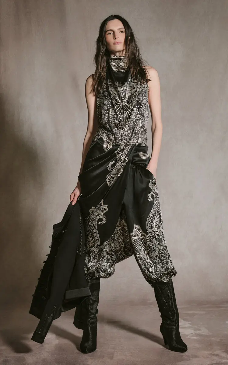 Johanna Ortiz Joy Fusion Silk Wide-Leg Pants