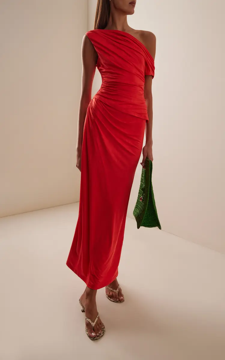 Significant Other Exclusive Priya Draped Jersey Maxi Skirt | Thumbnail 2