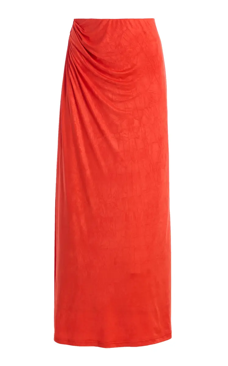 Significant Other Exclusive Priya Draped Jersey Maxi Skirt | Thumbnail 7