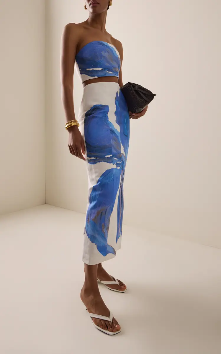 Significant Other Exclusive Rumi Strapless Floral Top | Thumbnail 3