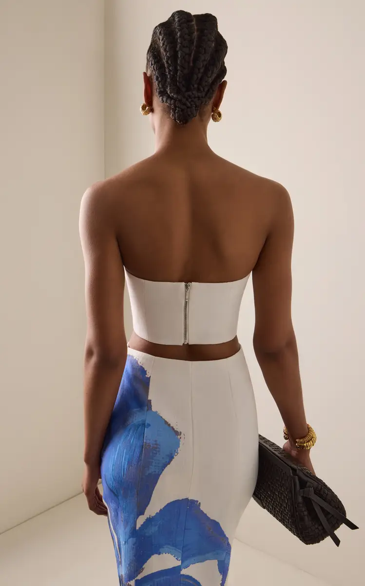 Significant Other Exclusive Rumi Strapless Floral Top | Thumbnail 4