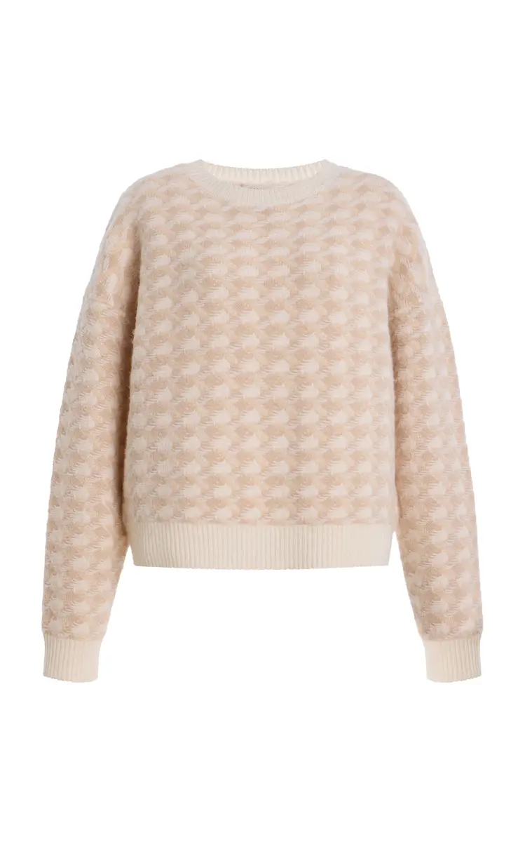 Zankov Karolina Wool-Cashmere Jacquard Sweater | Image 1 Zankov Karolina Wool-Cashmere Jacquard Sweater | Image 1