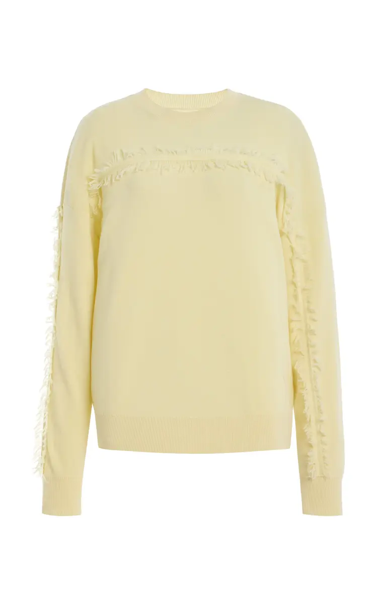 Zankov Fringed Wool Sweater | Image 1 Zankov Fringed Wool Sweater | Image 1