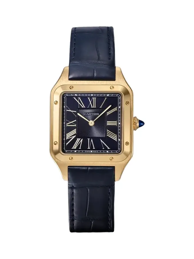 Santos-Dumont Large 18-Karat Gold Watch, Ref. WGSA0077 - Men Santos-Dumont Large 18-Karat Gold Watch, Ref. WGSA0077 - Men