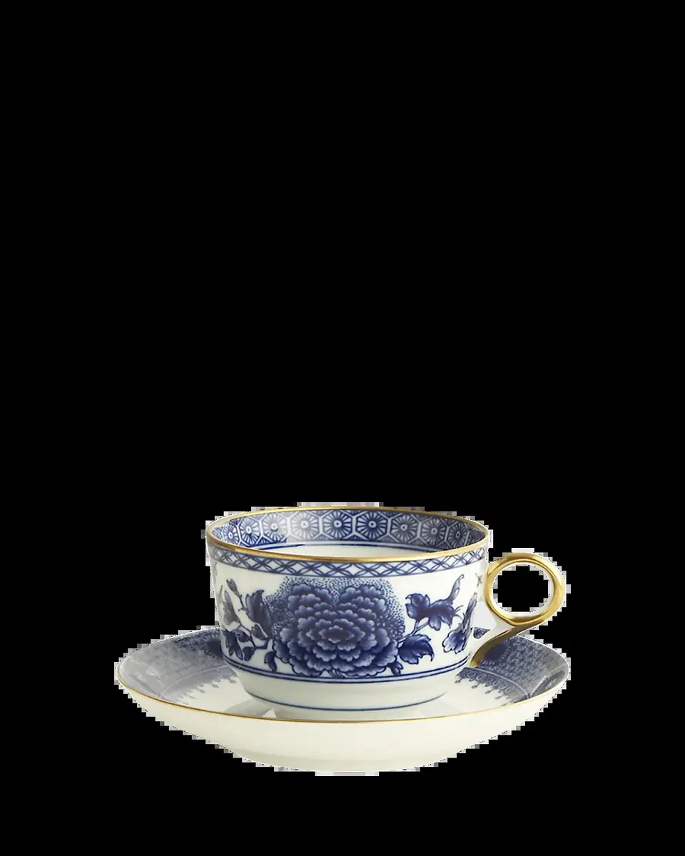 Mottahedeh Imperial Blue Cup & Saucer Set | Thumbnail 2