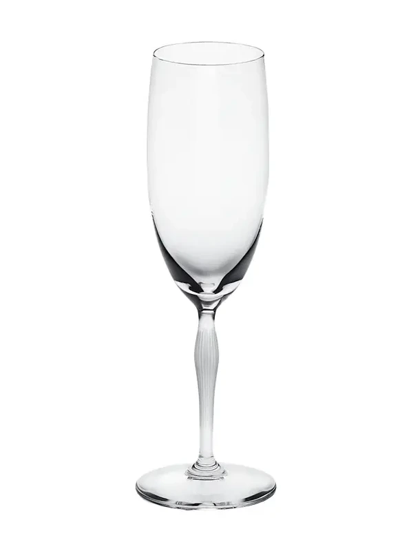 Lalique 100 Points Crystal Champagne Flute