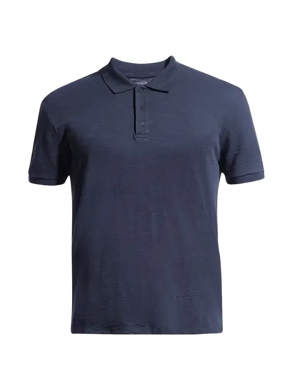 Vince Classic Slub Cotton Polo Shirt