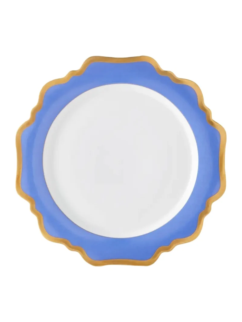 Anna Weatherley Indigo Rimmed Dinner Plate