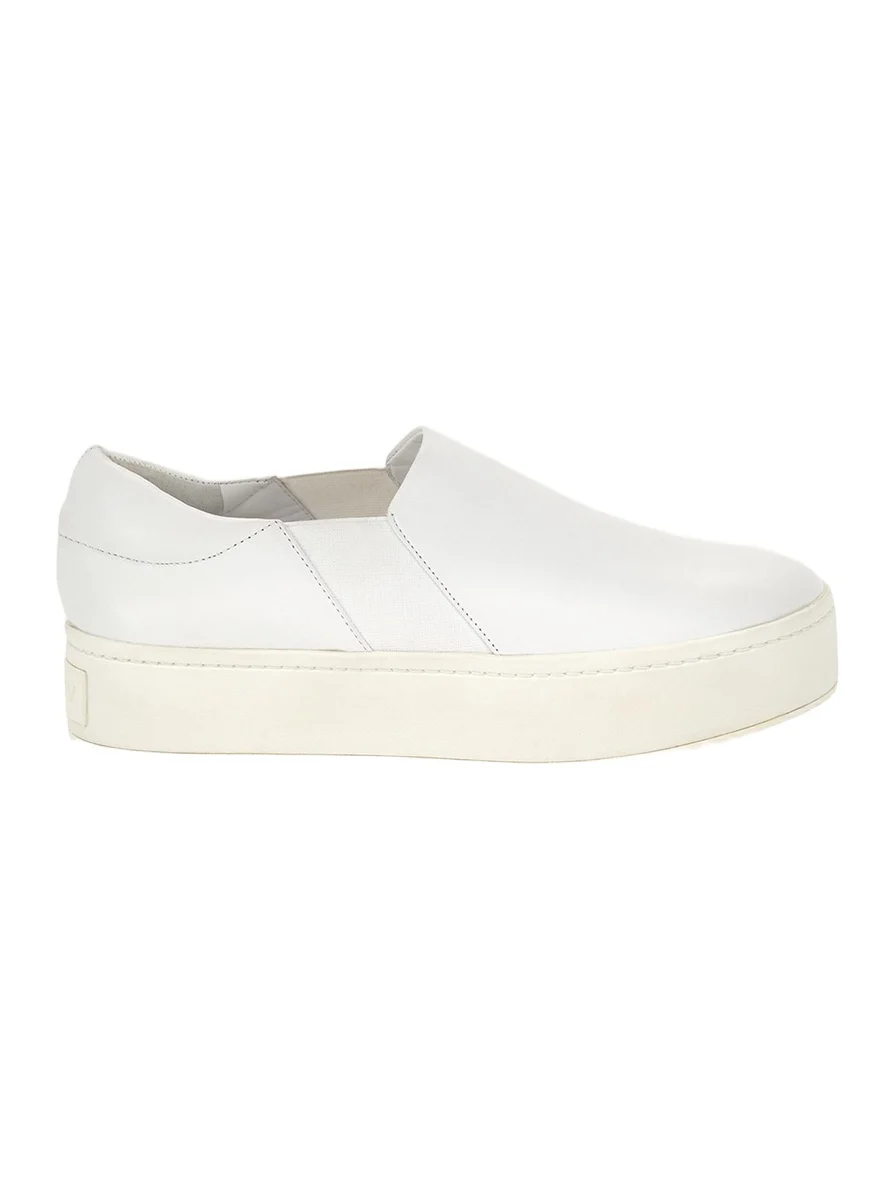 Vince Warren Leather Platform Skate Sneakers