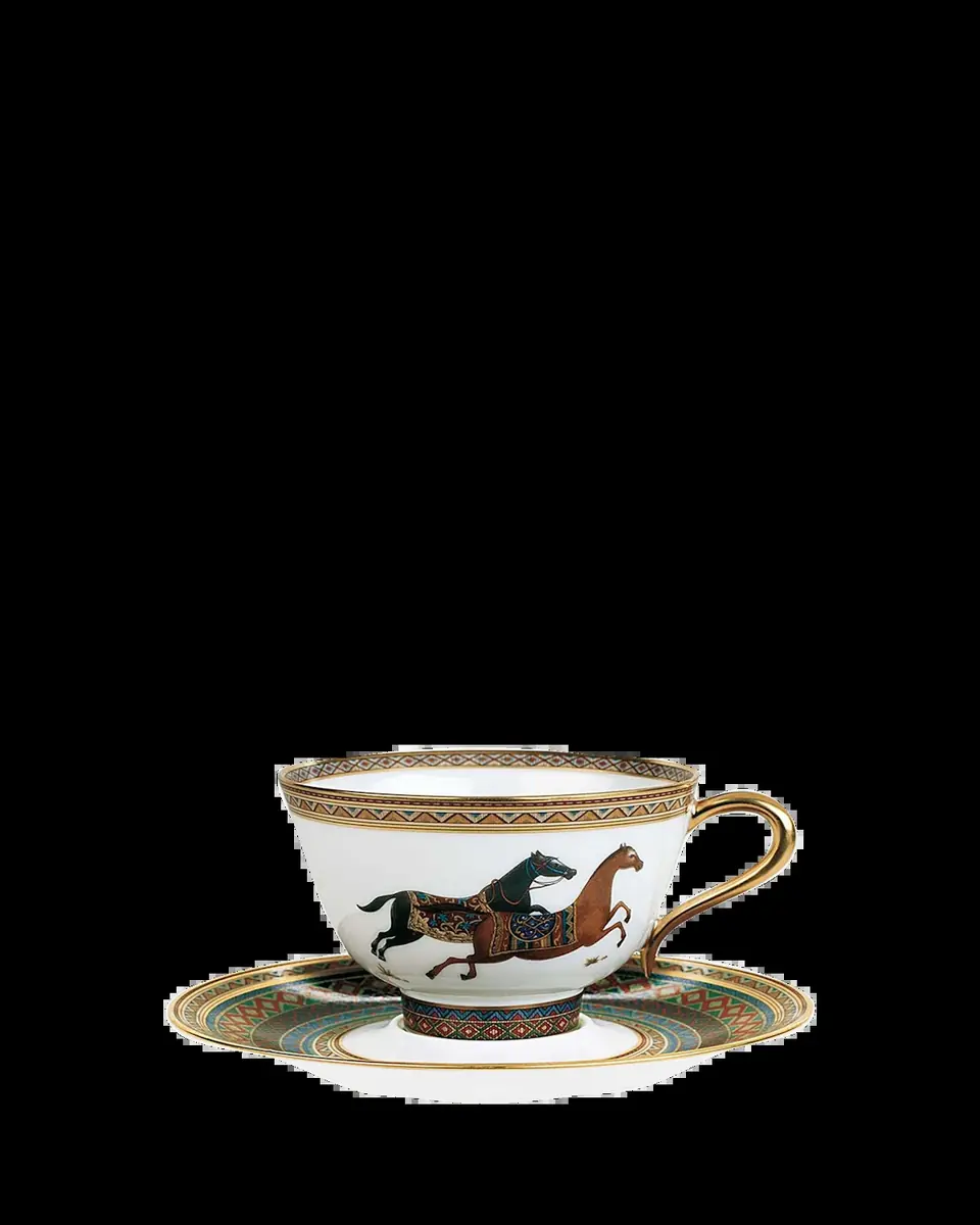 HERMÈS Cheval D'Orient Tea Cup & Saucer | Thumbnail 2
